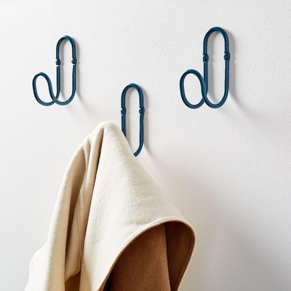 Loop Wall Hooks (Set of 3) west elm Australia